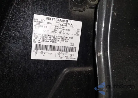 2010 Ford Edge Limited from USA, damaged, VIN 2FMDK4KC4ABB33771